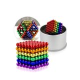 hitteknoloji Neodyum Mıknatıs Neocube 5mm 216 Adet Mıknatıslı Bilye Eğitici Set