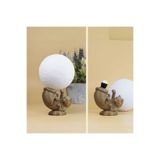 hivhestın Ay Taşıyan Kedi Lamba - 3D Yazıcı İle Üretilmiş Şık Gece Işığı Çok Renkli 26 cm