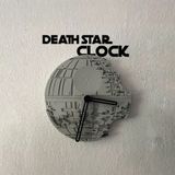 Hivhestın GALAKTİK İMPARATORLUK Duvar Saati - Death Star Tasarımlı 3D Baskı - Sessiz Mekanizma (20x20cm)