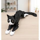 Hivhestın Hareketli ve Esnek! Pisi Bük / 20CM 3D Baskı Kedi Heykeli / Biyobozunur Pla Malzeme - Çok Renkli
