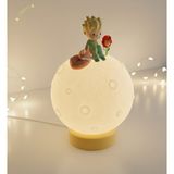 hivhestın Küçük Prens'in Gezegen Lambası | Kişiselleştirilebilir LED Gece Lambası (23 cm) | 3D Baskı