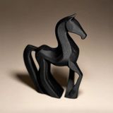 Hivhestın Zarif Dans | 3D Baskı Minimalist At Heykeli (13x10 cm) - PLA Malzeme