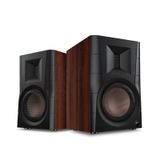 HiVi-Swans D100 4" Bluetooth Hoparlör Seti - TV/Pikap/PC/Monitör için Aktif Masaüstü Stereo Hoparlörler - 4 inç Yakın Alan Bilgisayar Hoparlörleri 62w RMS - Ahşap Desenli (Çift)