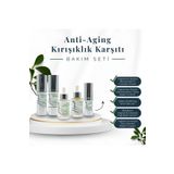 Hiyam Yaşlanma Karşıtı Bakım Seti - Gece/Gündüz Kremi - Meso Serum - Yağ Bazlı Serum - Göz Kremi