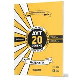 Hız 2025 Ayt 12. Sınıf 2. Dönem Matematik 20 Deneme 5. Kitap