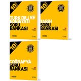 Hız 2026 10. Sınıf Edebiyat + Tarih + Coğrafya + Felsefe Soru Bankası Seti 4 Kitap