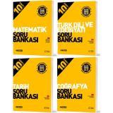 Hız 2026 10. Sınıf Matematik + Edebiyat + Tarih + Coğrafya Soru Bankası Seti 4 Kitap