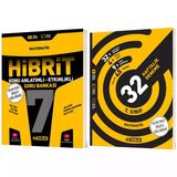 Hız 2027 7. Sınıf Matematik Hibrit - Konu Anlatımlı Soru Bankası + 32 Haftalık Kazanım Denemeleri Seti 2 Kitap Maarif Model