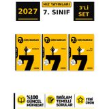 Hız 2027 7.Sınıf Matematik-Türkçe-Fen %100 Maarif Yeni Müfredat Beceri Temelli Soru Bankası Seti