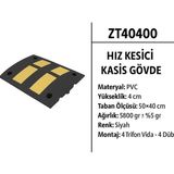 Hız Kesici Kasis Gövde 4 cm - Siyah