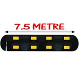Hız Kesici Kauçuk Hız Kesici Kasis Yol Kasisi Kauçuk Şaseli Yavaşlatıcı 7.5 Metre (50x40 cm)
