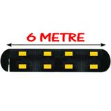 Hız Kesici Yol Kasisi Kauçuk Trafik Kasisi Kauçuk Şaseli Kasis 6 Metre (50X40 Cm)