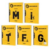Hiz Lgs 2024 8. Sinif Matematik + Geometri + Turkce + Fen + Ingilizce Soru Seti 5 Kitap