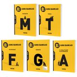 Hiz Lgs 2024 8. Sinif Matematik + Geometri + Turkce + Fen + Inkilap Soru Seti 5 Kitap
