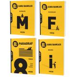 Hiz Lgs 2024 8. Sinif Matematik Ingilizce Fen Paragraf Soru Seti 4 Kitap