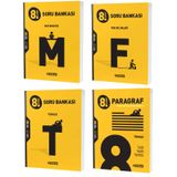 Hiz Lgs 2024 8. Sinif Matematik Turkce Fen Paragraf Soru Seti 4 Kitap