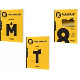Hiz Lgs 2024 8. Sinif Matematik + Turkce + Paragraf Soru Seti 3 Kitap