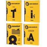 Hiz Lgs 2024 8. Sinif Turkce Inkilap Tarihi Paragraf Ingilizce Soru Seti 4 Kitap
