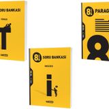 Hiz Lgs 2024 8. Sinif Turkce + Paragraf + Ingilizce Soru Seti 3 Kitap