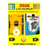 Hız Lgs 8.Sınıf 6Lı Genel Deneme+Altın Karma 8.Sınıf Lgs 10 Farklı Deneme Set+Tablet Kalem
