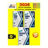 Hız Ve Renk 2026 Ayt Sayısal Fizik24-Kimya24-Biyoloji24 Deneme Seti+Tablet Kalem