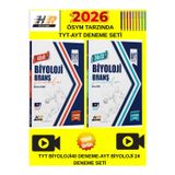 Hız Ve Renk 2026 Tyt Biyoloji 15 Deneme+Ayt Biyoloji 24 Deneme Seti+Tablet Kalem