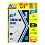 Hız Ve Renk Ayt Coğrafya 45X6 Deneme - Seviye Basamaklı Soru Bankası Tadında -