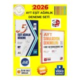 Hız Ve Renk Ayt Eşit Ağırlık 5 Li Deneme+3D Yayınları Ayt Eşit Ağırlık Simulasyon 5 Li Deneme Set
