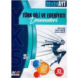Hız ve Renk Yayınları AYT Türk Dili ve Edebiyatı Denemeleri 20 x 24 Üniversite Hazırlık Sınavı İçin