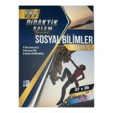 Hız ve Renk Yayınları Didaktik Kalem Yayınları 27x20 Tyt Sosyal Bilimleri Denemesi 2024-2025