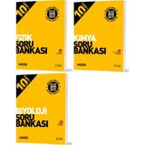 Hız Yayınları 2026 10. Sınıf Fizik + Kimya + Biyoloji Soru Bankası Seti 3 Kitap