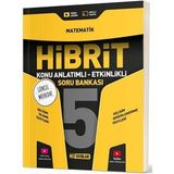 Hız Yayınları 5. Sınıf Matematik Hibrit Konu Anlatımlı Soru Bankası Yeni
