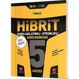 Hız Yayınları 5. Sınıf Türkçe HİBRİT Konu Anlatımlı Etkinlikli Soru Bankası Hız