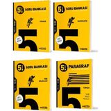 HIZ YAYINLARI 5. SINIF TÜRKÇE + MATEMATİK + FEN BİLİMLERİ + PARAGRAF SORU BANKASI