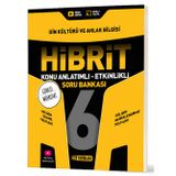 Hız Yayınları 6. Sınıf Din Kültürü ve Ahlak Bilgisi Hibrit Konu Anlatımlı Etkinlikli Soru Bankası