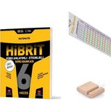 Hız Yayınları 6. Sınıf Matematik Hibrit Soru Bankası+Çözüm Ayracı+Telefon Ayracı