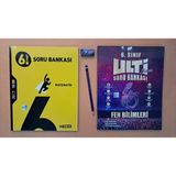 Hız Yayınları 6.sınıf Matematik ve Fen Bilgisi ( Faber Sınav Silgisi ve Kalemi Hediye )