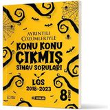 Hız Yayınları 8. Sınıf 2024 LGS Konu Konu Çıkmış Sınav Soruları Ciltli Kitap