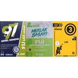 Hız Yayınları 8. Sınıf 3'lü LGS Deneme, Pruva LGS 5'li Deneme, Muba Mutlak Başarı 3'lü LGS Deneme
