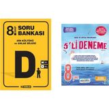 Hız Yayınları 8.sınıf Din Kültürü Soru Bankası ve Okyanus Yayınları 8.sınıf LGS 5 Li Deneme