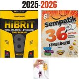 Hız Yayınları 8.SINIF HİBRİT FEN BİLİMLERİ KONU ANLATIM +ÜNLÜLER KARMASI 8. SINIF LGS SEMPATİK FEN BİLİMLERİ 36 HAFTALIK KAZANIM DENEMELERİ SET FİŞ TUTUCU HEDİYE