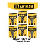 Hız Yayınları 8. Sınıf Hibrit Tüm Dersler Soru Bankası Seti - Türkçe-Matematik-Fen-Din-İngilizce-İnkılap