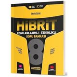 Hız Yayınları 8. Sınıf İngilizce Hibrit Konu Anlatımlı Etkinlikli Soru Bankası Hız Yayınları