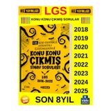 Hız Yayınları 8.Sınıf Konu Konu Lgs Çıkmış Sınav Soruları 2018-2025 Qr Kod Destekli (Yeni Ürün)+Kalem