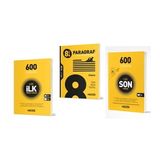 Hız Yayınları 8. Sınıf LGS 600 Soruda İlk Dönem Tekrarı + Paragraf + LGS 600 Soruda Son Tekrar (3 Kitap)