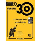 Hız Yayınları 8. Sınıf LGS Inkılap Tarihi 30'lu Deneme LGS Deneme