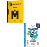Hız Yayınları 8. Sınıf Matematik Soru Bankası + Ankara Yayıncılık 8. Sınıf 32 Haftalık Deneme