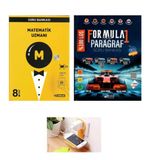 Hız Yayınları 8.Sınıf Matematik Uzmanı Soru Bankası + Paragraf Formula 1 Serisi Set 2025(PRİZ TUTUCULU)