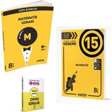 Hız Yayınları 8. Sınıf Matematik Uzmanı ve Hız Yayınları LGS 15'li Matematik Deneme - Çıkmış Sorular