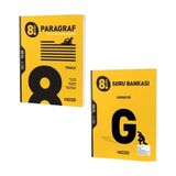 Hız Yayınları 8. Sınıf Parağraf - Geometri Soru Bankası 2'li Set
